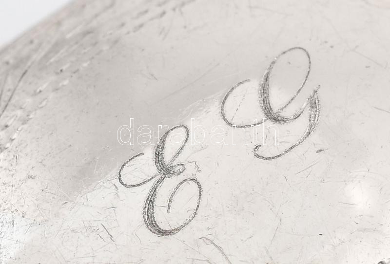 Ezüst(Ag) szelence, jelzett, 4×3 cm, nettó: 14,1 g - Image 2
