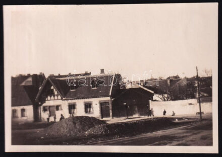 cca 1930 Budapest, tabáni részlet, fotó, 6×8,5 cm