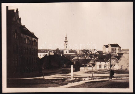 cca 1930 Budapest, tabáni részlet, fotó, 6×8,5 cm