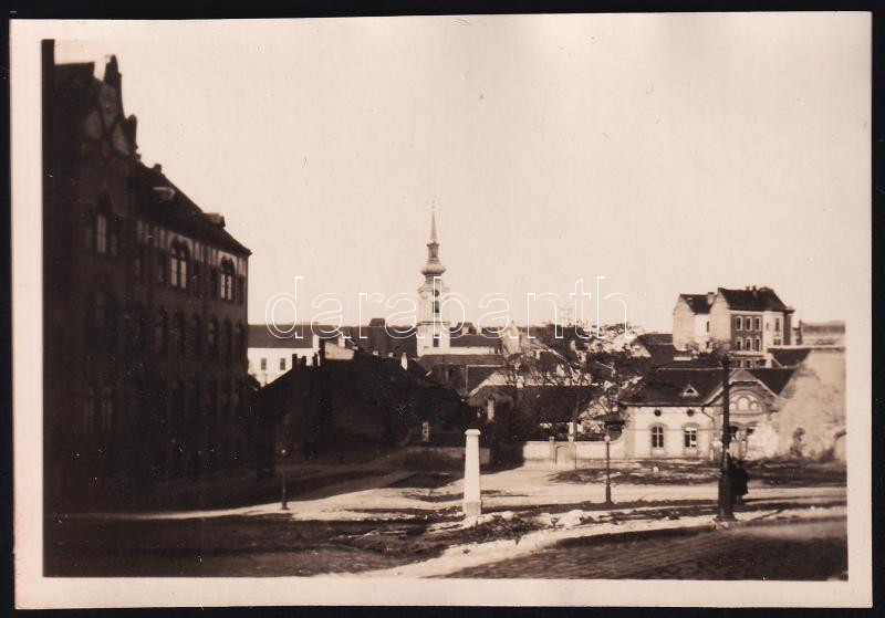 cca 1930 Budapest, tabáni részlet, fotó, 6×8,5 cm