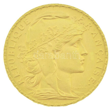 Franciaország 1911. 20Fr Au (6,46g/0.900) T:AU France 1911. 20 Francs Au (6,46g/0.900) C:AU Krause KM#857