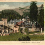 Sinaia, Vederea Cantinei si Corpu de Garda / view of the canteen and Guard Corps. Editura J. Schwarzfeld