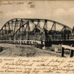 1905 Zólyom, Zvolen; Az új Garam híd. Özv. Löwy Samuné kiadása / new Hron river bridge (EK)