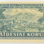 Csehszlovákia 1948. 50K három perforált lyuk '071231 A 17' T:UNC / Czechoslovakia 1948. 50 Korun with 3 perforated holes '071231 A 17' C:UNC Krause P#66 - Image 2