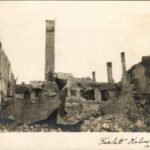 1917 Kalush, Kalus; Első világháborús pusztítás / WWI military destruction. photo