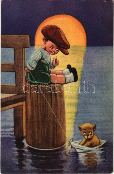1924 Boy with dog, Amag 079