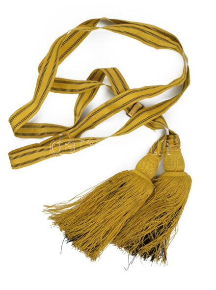 Osztrák tiszti kardbojt és vállszalag, kis kopásokkal, jó állapotban / k.u.k. partepee and ribbon