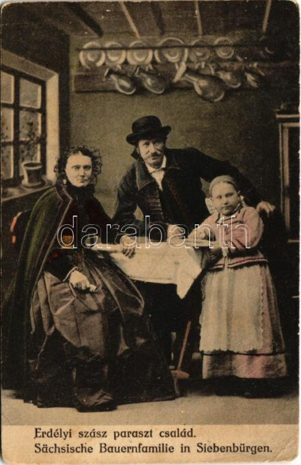Erdélyi szász paraszt család / Sächsische Bauernfamilie in Siebenbürgen / Transylvanian Saxon peasant family (EB)