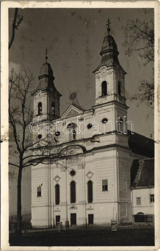 Csíksomlyó, Sumuleu Ciuc; Kegytemplom / pilgrimage church. Atelier Fotoblitz (Zarnesti) photo (fl)