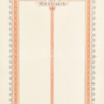 cca 1895 Családi Krónika betét a Klasszikus Arany Bibliához kitöltetlen litho lapokkal aranyozott vászon borítóval 30x40 cm - Image 3