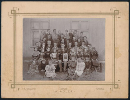 cca 1900 2 db Adler tabló fotó kartonon Tusnád, Brassó 22x17 cm