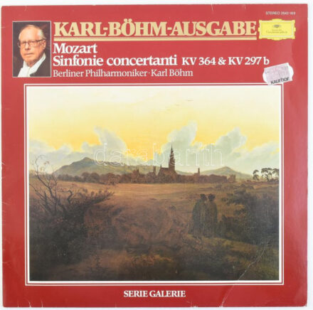 Mozart, Berliner Philharmoniker, Karl Böhm - Sinfonie Concertanti Kv 364&297b. Vinyl lemez, LP, Stereo, Deutsche Grammophon - 2543 189, Németország/Germany, 1983