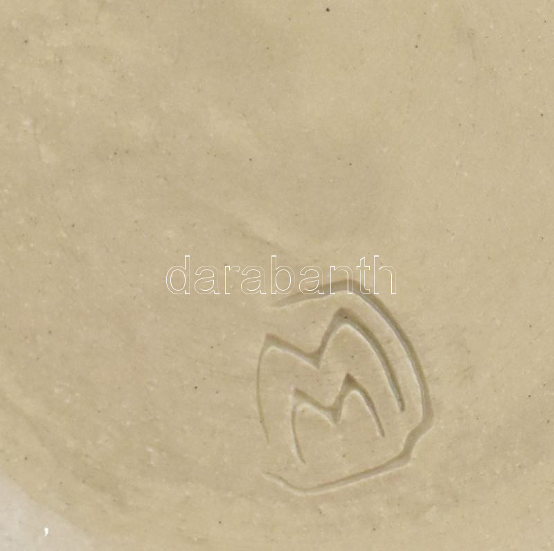 Kerámia boros kancsó, jelzett, kopott, m: 24 cm - Image 3