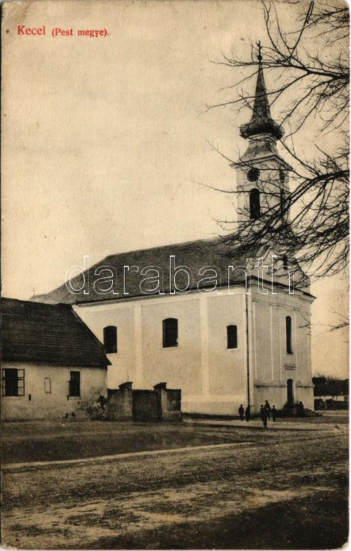 1912 Kecel (Pest), Szentháromság-templom (EB)