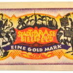 Németország / Weimari Köztársaság / Bielefeld 1923. 1GM selyem, bélyegzés nélkül T:AU / Germany / Weimar Republic / Bielefeld 1923. 1 Goldmark linen, without stamp C:AU - Image 2