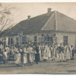 1925 Gurahonc, Honctő, Gurahont; Iosif Darula üzlete, piac / shop, market. photo (fl)