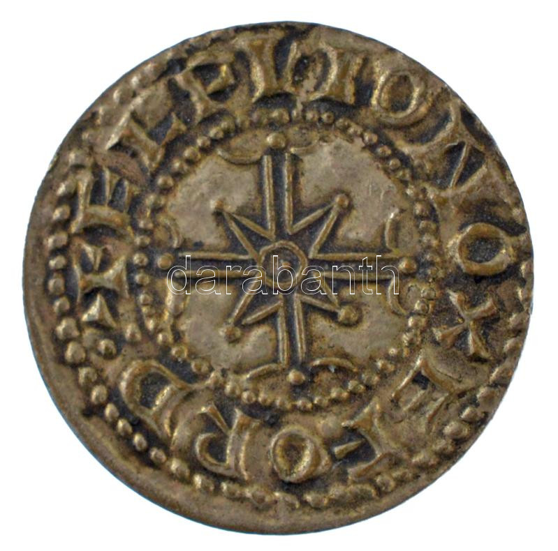 Nagy-Britannia ~XI. század 'I. Hódító Vilmos' fém modern replika T:AU patina Great Britain ~11th century 'William I 'the Conqueror' ' metal modern replica C:AU patina - Image 2