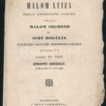 1847 Könyörgés melyet Malom Luiza erdélyi kormányszéki tanácsos néhai Malom Sigmond és Simó Rozália egyetlen leányok koporsója felett mondott Herepei Gergely. Kolozsvár. 8p.