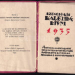 1935 Szegedi Kis Kalendárium zsebnaptár - Image 2
