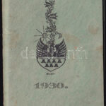 1930 Szegedi Kis Kalendárium zsebnaptár