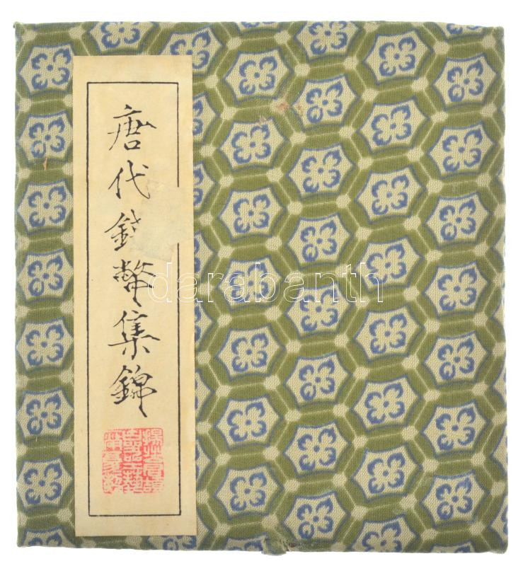 10db-os modern kínai szuvenír érmetétel dísztokban T:XF,VF 10pcs of modern chinese souvenir coin lot in a decorative case C:XF,VF - Image 2