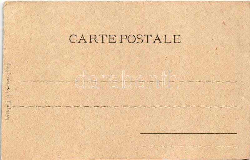 1902 Edirne, Adrianople; Art Nouveau, floral (cut) - Image 2