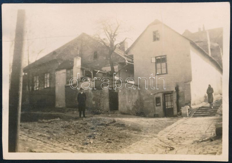 cca 1930 Budapest, Tabán, fotó, 6×8,5 cm