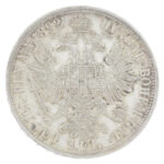 Ausztria 1861A 1Fl Ag 'Ferenc József' T:AU,XF / Austria 1861A 1 Florin Ag 'Franz Joseph' C:AU,XF Krause KM#2219