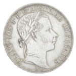 Ausztria 1861A 1Fl Ag 'Ferenc József' T:AU,XF / Austria 1861A 1 Florin Ag 'Franz Joseph' C:AU,XF Krause KM#2219 - Image 2