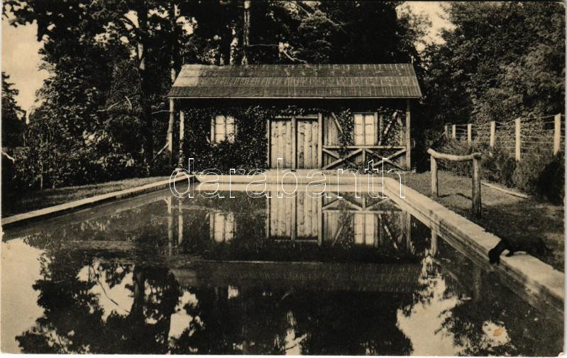Mácsa, Macea; Gróf Károlyi Gyula fürdőháza. Ruhm Ödön fényképész / spa swimming pool