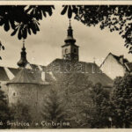 Besztercebánya, Banská Bystrica; z Cintorína / látkép a temetőből / view from the cemetery. photo