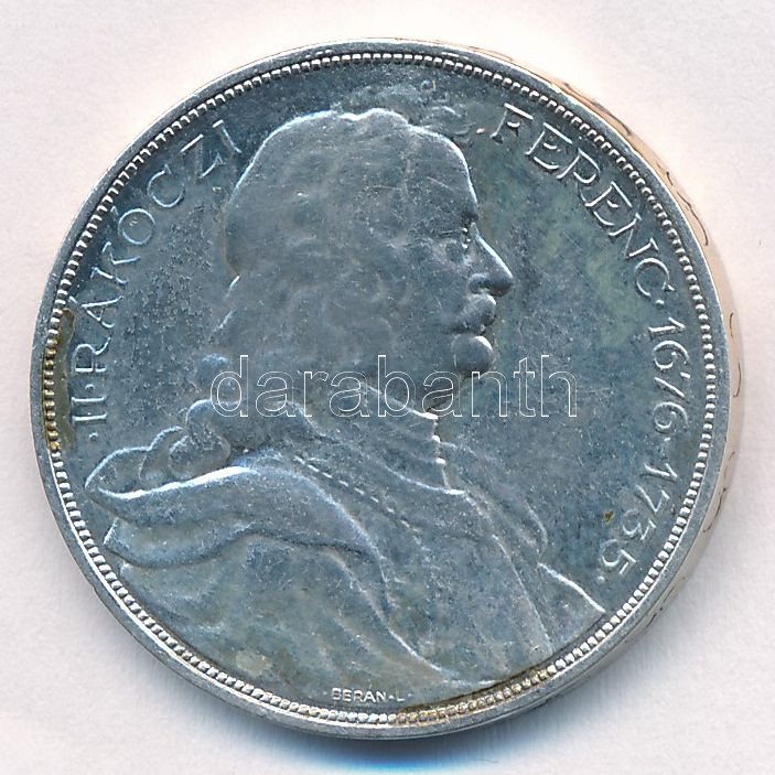 1935. 2P Ag 'Rákóczi' T:VF kis ph. Adamo P7.2