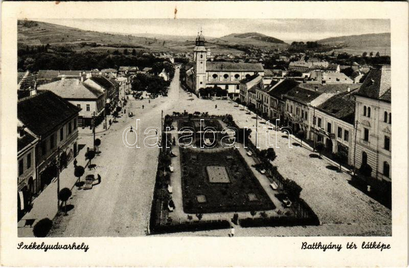 Székelyudvarhely, Odorheiu Secuiesc; Batthyány tér / square (fl)