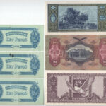 1930. 100P + 1944. 2P 'A Vöröshadsereg Parancsnoksága' (3x) + 1945. 1.000.000P + 1946. 10.000.000MP T:XF-F - Image 2