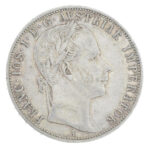Ausztria 1860A 1Fl Ag 'Ferenc József' T:XF / Austria 1860A 1 Florin Ag 'Franz Joseph' C:XF Krause KM#2219 - Image 2