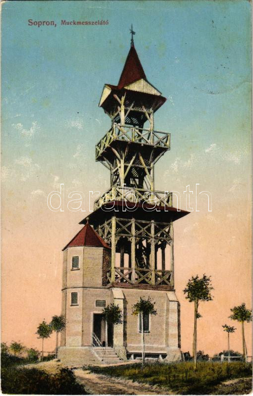1917 Sopron, Muck messzelátó. Piri Dániel kiadása