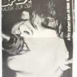 1981 Spex Musik zur Zeit - német nyelvű underground újság, benne a budapesti zenei életről, szakadásokkal