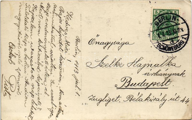 1913 Berlin, running race. photo (EK) - Image 2