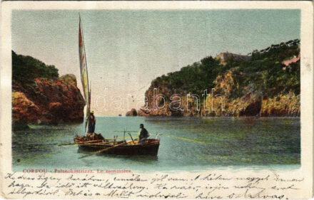 1907 Corfu, Corfou, Kerkyra; Palaeokastrizza, Le monastere / Palaiokastritsa, monastery (EK)