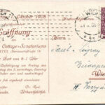 1908 Wien, Vienna, Bécs; Wiener Cottage-Sanatorium (EK) - Image 2