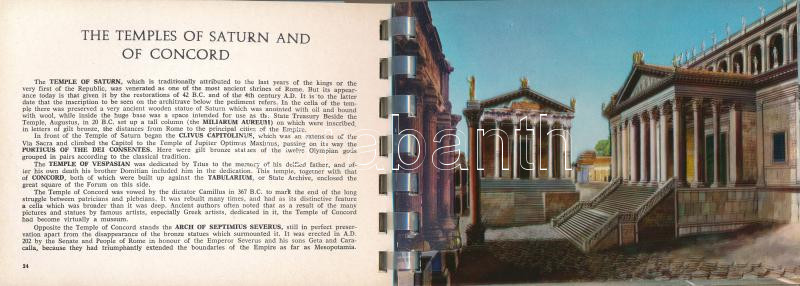 Róma régen és most - 20 lapos modern füzet / Rome Past and present - modern booklet with 20 pictures - Image 2