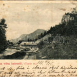 1907 Blatnica vára (Turócszentmárton) keletről. Sochán P. 87. / Blatnicky hrad / castle (fa)