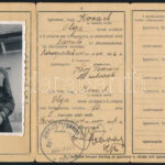 1941 Bodrogolaszi, Magyar Királyi Államvasutak fényképes munkásigazolvány munkáshetijegyek váltására