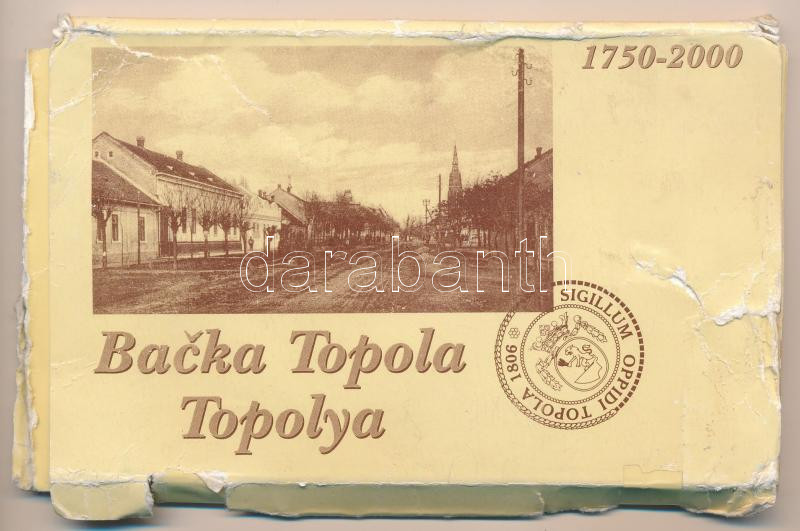 Topolya, Bácstopolya, Backa Topola; 16 db modern reprint képeslap tokban / 16 MODERN reprint postcards in case - Image 3