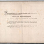 1866, 1872 ómoraviczai Hainrich Károly és Alajosné halotti értesítői szakadozott