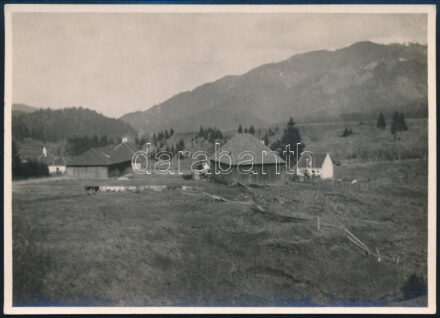 cca 1910 Tömösi-szoros, Erdélyi Mór (1866-1934) felvétele, hátulján feliratozva, 11,5×16 cm / Pasul Timis, photograph taken by Mór Erdélyi, with notes on its back, 11,5×16 cm