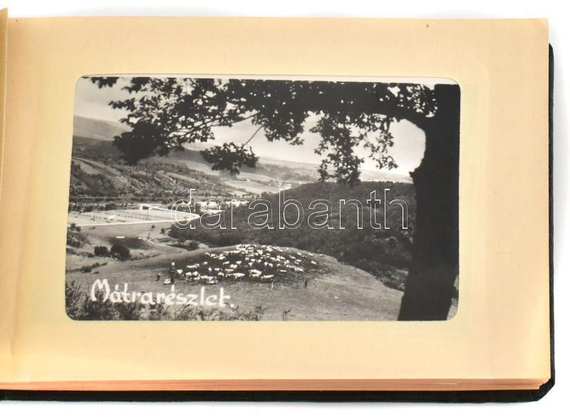 Mátrai Emlék, fényképalbum 39 db fekete-fehér fotóval (9x6 cm körüli méretben), egészvászon-kötésben, 12,5x8,5 cm - Image 2