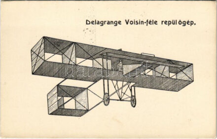 Delagrange Voisin-féle repülőgépe / French aircraft