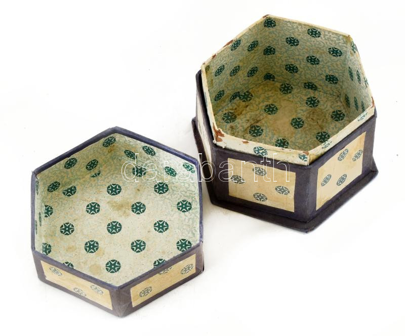Art deco papírdoboz 10x10x9 cm - Image 2