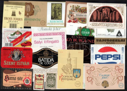 20 db italcímke retro